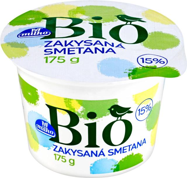 Milko Bio zakysaná smetana tuk 15 % v akci