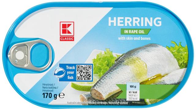 K-Classic Sleď filety v rostliném oleji