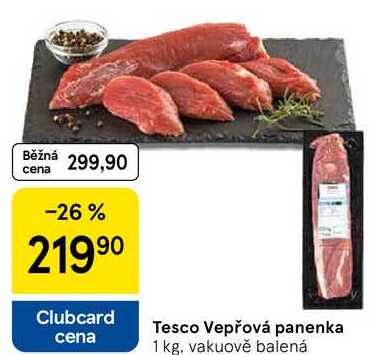 Tesco Vepřová panenka, 1 kg