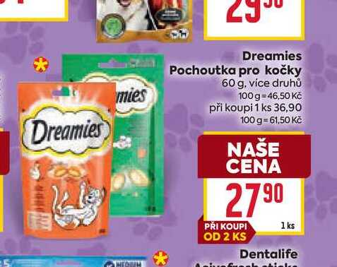 Dreamies Pochoutka pro kočky 60 g