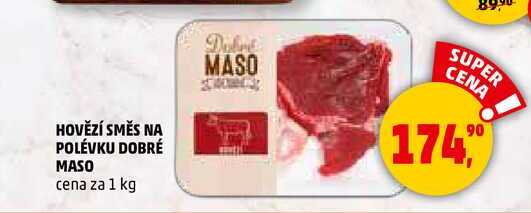 HOVĚZÍ SMĚS NA POLÉVKU DOBRÉ MASO, 1 kg