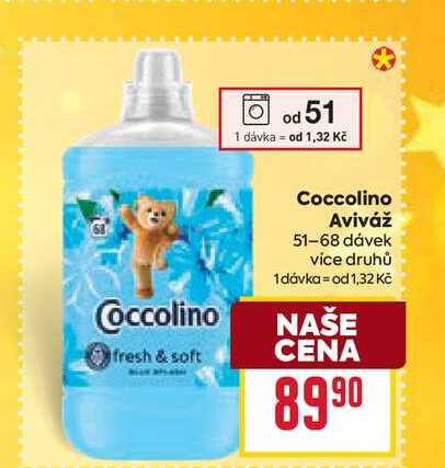 Coccolino Aviváž 51-68 dávek 