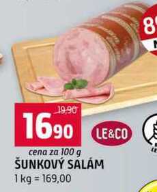 ŠUNKOVÝ SALÁM 1 kg