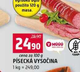 PÍSECKÁ VYSOČINA 100g