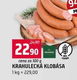 KRAHULECKÁ KLOBÁSA 100g