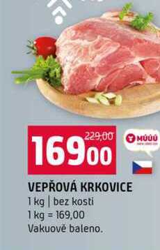 VEPŘOVÁ KRKOVICE 1 kg bez kosti