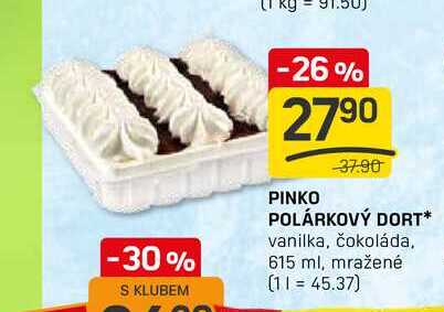 POLÁRKOVÝ DORT vanilka, čokoláda, 615 ml