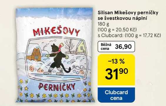 Silisan Mikešovy perníčky se švestkovou náplní, 180 g 