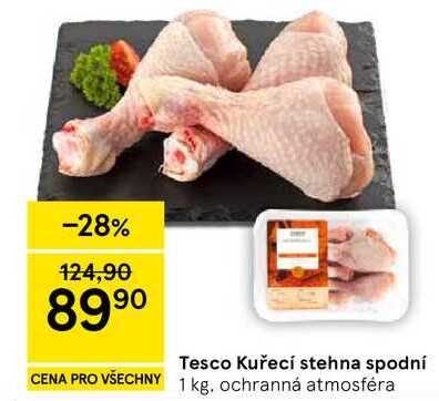Tesco Kuřecí stehna spodní, 1 kg