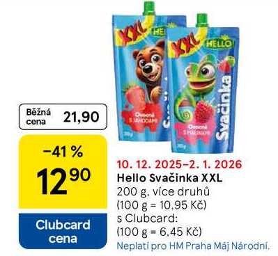 Hello Svačinka XXL, 200 g 