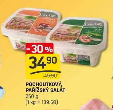POCHOUTKOVÝ, PAŘÍŽSKÝ SALÁT 250 g