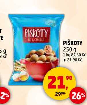 PIŠKOTY, 250 g