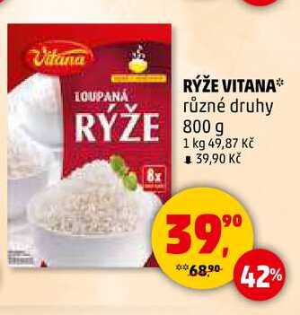 RÝŽE VITANA, 800 g