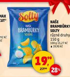 NAŠE BRAMBŮRKY SOLTY, 150 g 