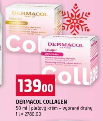 DERMACOL COLLAGEN 50 ml pleťový krém vybrané druhy 