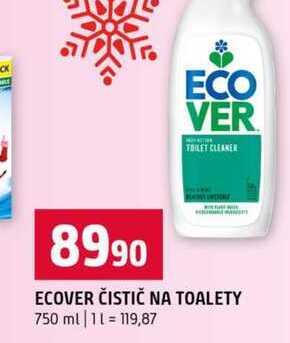 ECOVER ČISTIČ NA TOALETY 750 ml