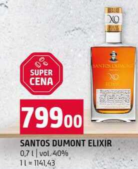 SANTOS DUMONT ELIXIR 0,7l vol.40%