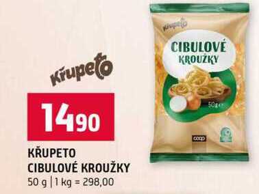 KŘUPETO CIBULOVÉ KROUŽKY 50 g