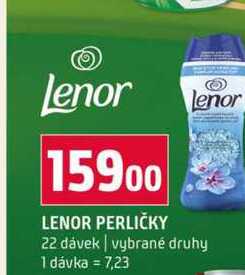 LENOR PERLIČKY 22 dávek vybrané druhy 