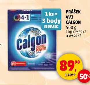 PRÁŠEK 4V1 CALGON, 500 g