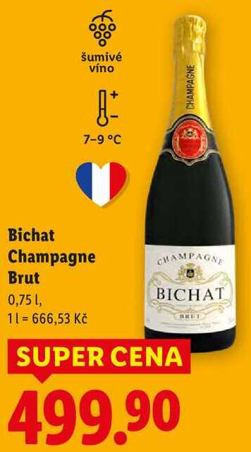 Bichat Champagne Brut, 0,75 l