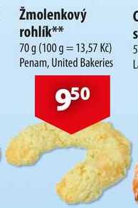 Žmolenkový rohlík, 70 g