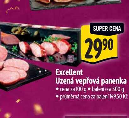 Excellent Uzená vepřová panenka  100 g