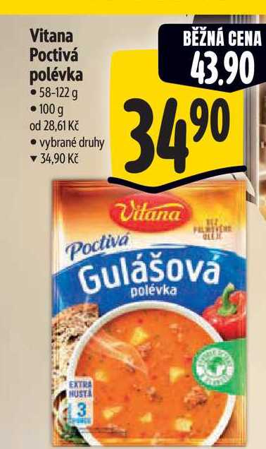  Vitana Poctivá polévka 58-122 g