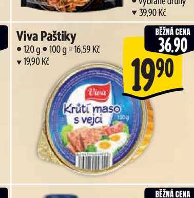 Viva Paštiky 120 g  