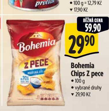   Bohemia Chips Z pece 100 g 