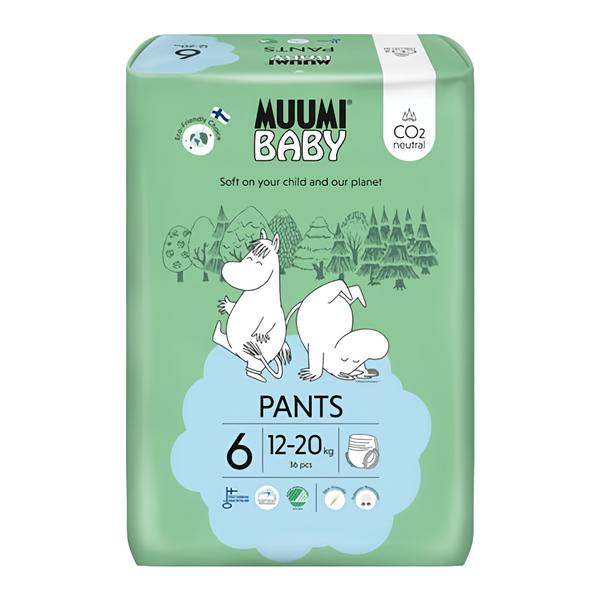 Muumi Baby Pants Junior kalhotkové EKO pleny vel. 6 (12-20 kg)