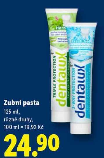 Zubní pasta, 125 ml
