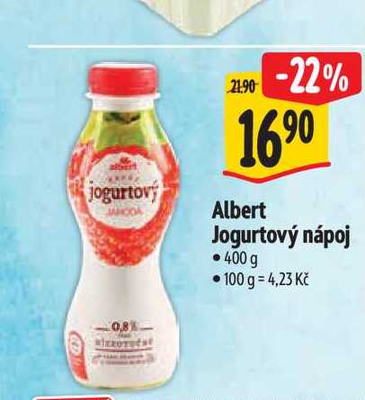  Albert Jogurtový nápoj 400 g 