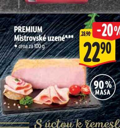 PREMIUM Mistrovské uzené 100 g