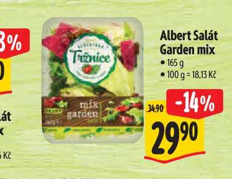  Albert Salát Garden mix 165 g  