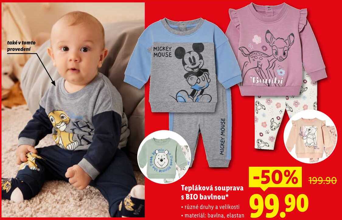 Tepláková souprava s BIO bavlnou