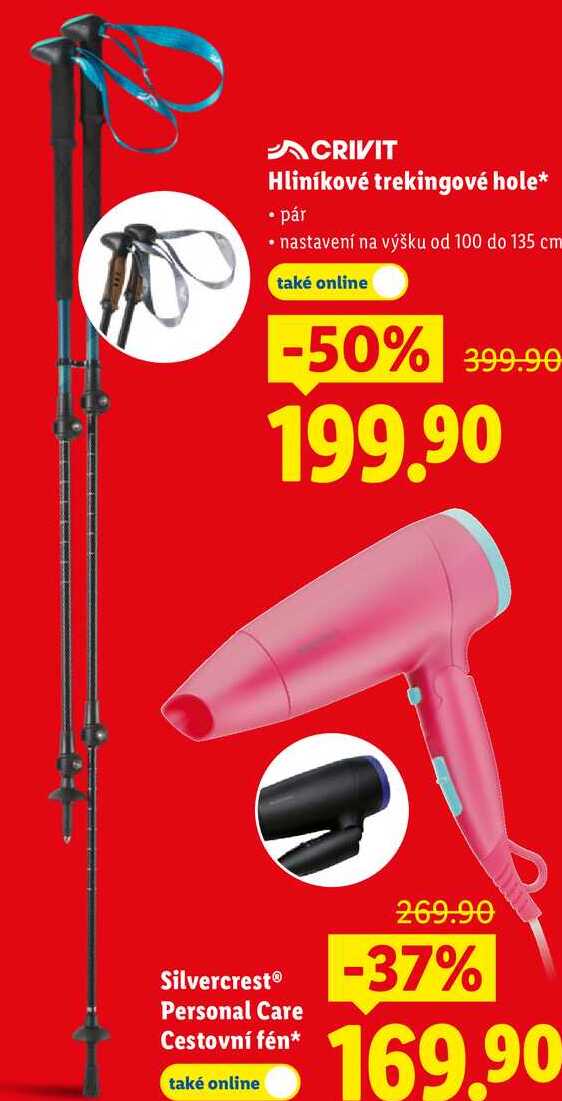 Hliníkové trekingové hole