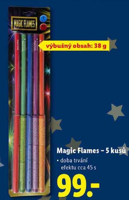 Magic Flames - 5 kusů