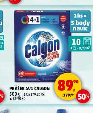PRÁŠEK 4V1 CALGON, 500 g