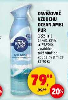 OSVĚŽOVAČ VZDUCHU OCEAN AMBI PUR, 185 ml