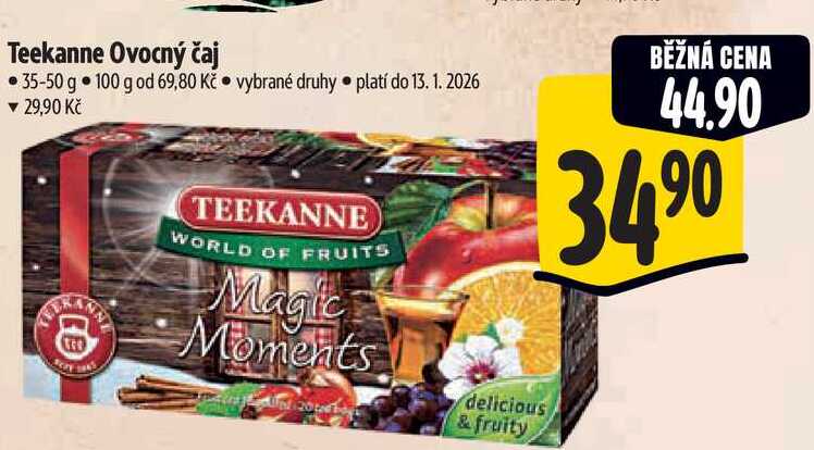 Teekanne Ovocný čaj 35-50 g  
