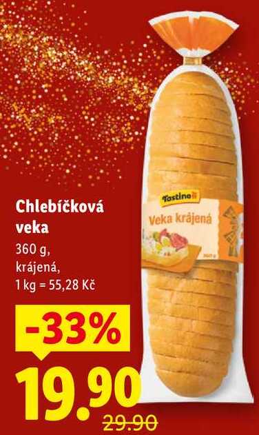 Chlebíčková veka, 360 g
