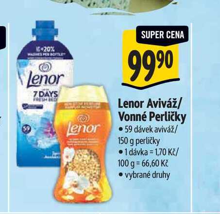   Lenor Aviváž 59 dávek