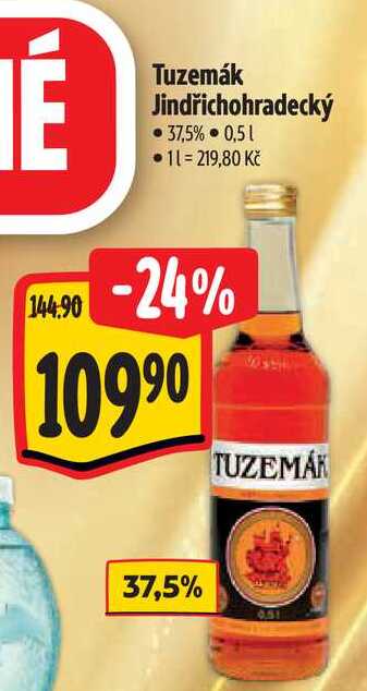   Tuzemák Jindřichohradecký  0,5 l