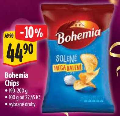 Bohemia Chips, 190-200 g