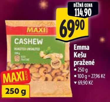 Emma Kešu pražené, 250 g