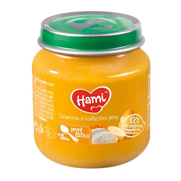 Hami Zelenina s kuřecími prsy - První lžička 4m+