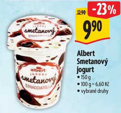 Albert Smetanový jogurt, 150 g