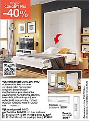 Výklopná postel CONCEPT PRO - 1