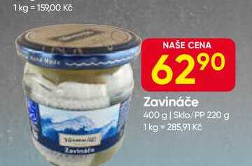 Varmuža Zavináče 400 g, Sklo/PP 220 g 